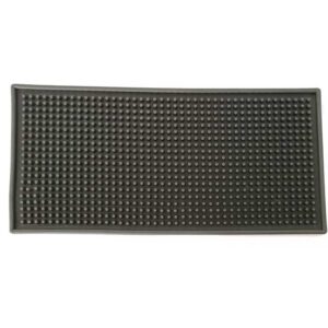 Bar Mat Black Soft 15x30 cm