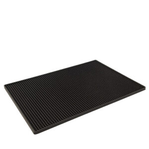 Bar mat black 30x45 cm