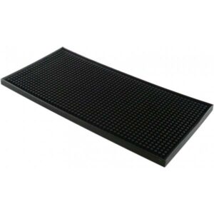Bar mat 15x30 cm Black