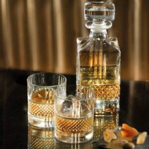 Alternative view of RCR Brilliante Whisky set (1 Decanter + 6 Tumblers)