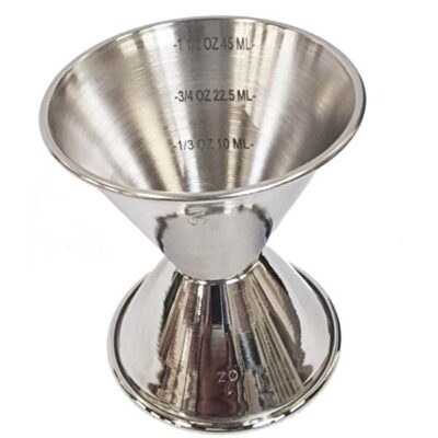 Double Jigger w. scale 1+2 oz