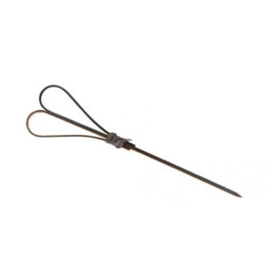 Bamboo black heart 12 cm 25 Pcs