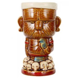Tiki Skull Boy 49 cl Brown