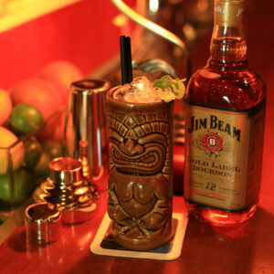 Alternative view of Tiki Cylinder Brown 33 cl