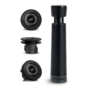 Airtender Vacum Wine Pump + 3 Nano stoppers