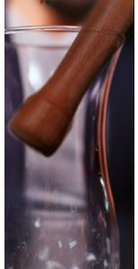 Alternative view of Dark Wooden Muddler – 20 cm