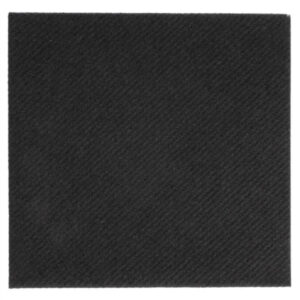 Airlaid Black Cocktail Napkin 20x20 cm (100 Pcs PEFC)
